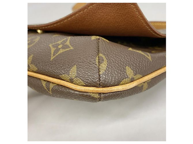 Borsa a tracolla Louis Vuitton Monogram Musette Tango Marrone - vista 6