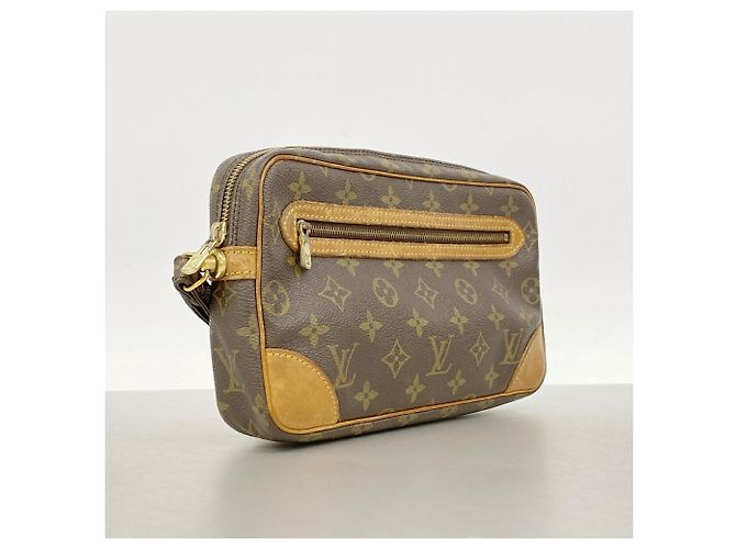 Borsa a pochette Louis Vuitton Monogram Marly Dragonne GM Marrone - vista 2