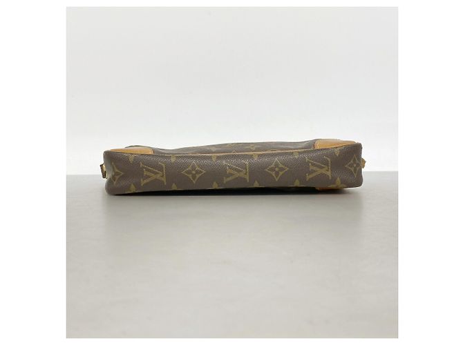 Borsa a pochette Louis Vuitton Monogram Marly Dragonne GM Marrone - vista 3