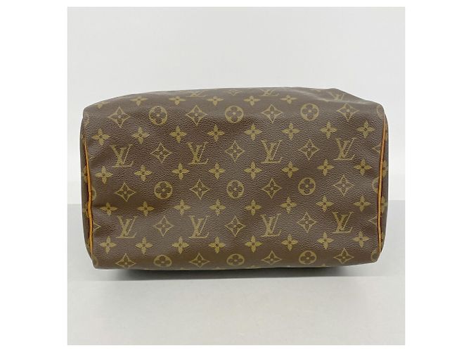 Borsa Louis Vuitton Monogram Speedy 30 Marrone - vista 3
