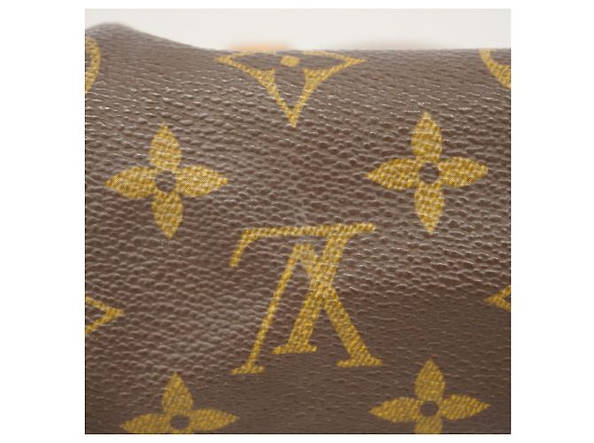 Borsa a mano Louis Vuitton Monogram Mini Speedy Marrone - vista 11
