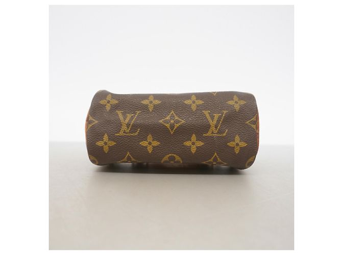 Borsa a mano Louis Vuitton Monogram Mini Speedy Marrone - vista 3