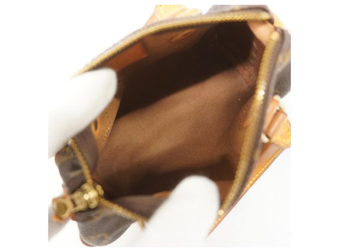 Borsa a mano Louis Vuitton Monogram Mini Speedy Marrone - vista 4