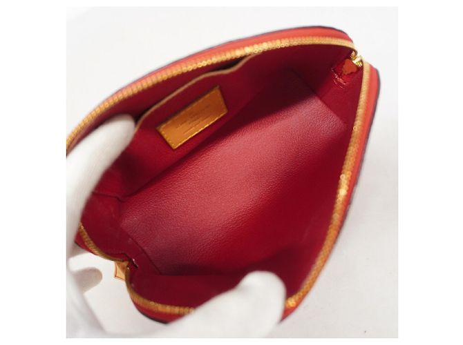 Louis Vuitton Vernis Pochette Tic Bag/Pouch Fuschia - vista 4