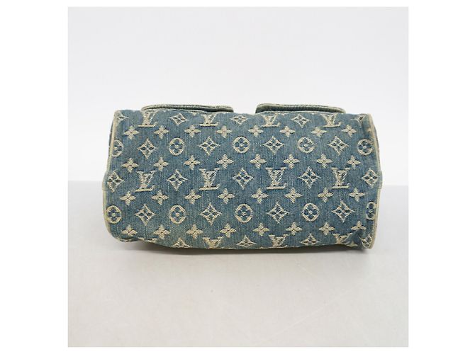 Borsa Louis Vuitton Monogram Denim Neo Speedy Blu - vista 3