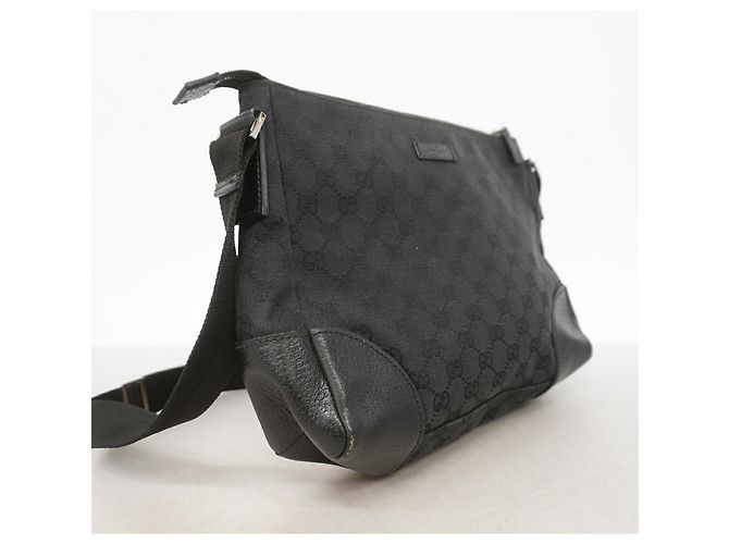 Borsa a tracolla Gucci GG Canvas Nero - vista 2