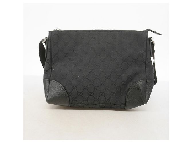 Borsa a tracolla Gucci GG Canvas Nero - vista 9