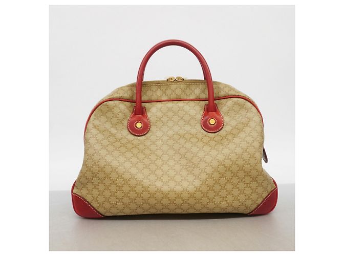 Céline Sac à main Celine Macadam Rouge Beige - vue 11