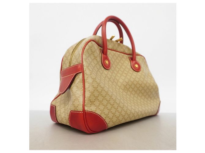 Céline Sac à main Celine Macadam Rouge Beige - vue 2