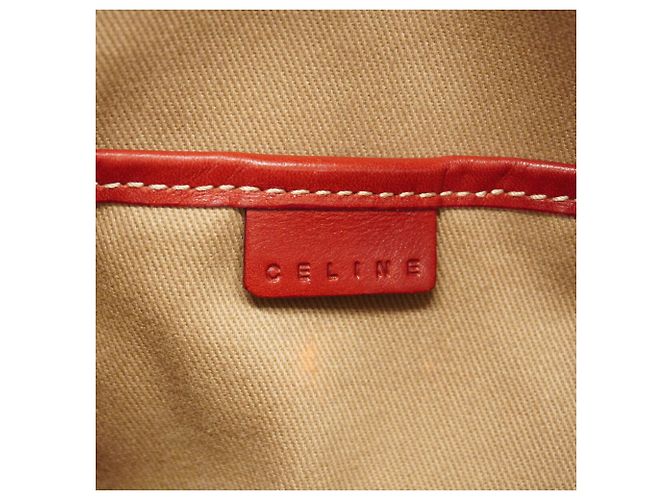 Céline Sac à main Celine Macadam Rouge Beige - vue 5