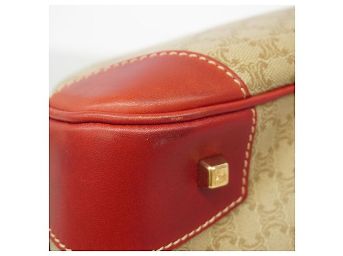Céline Sac à main Celine Macadam Rouge Beige - vue 6