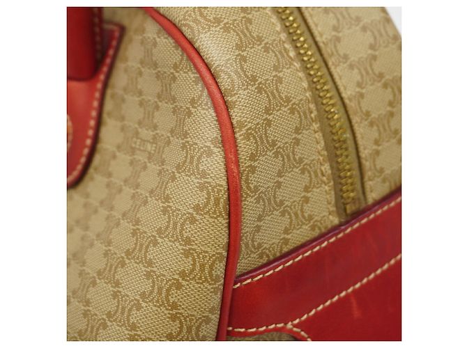 Céline Sac à main Celine Macadam Rouge Beige - vue 8