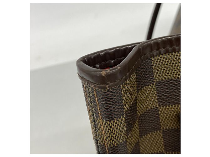 Borsa Tote Louis Vuitton Damier Neverfull MM N51105 Ebene Damier ebene - vista 10