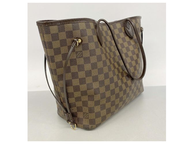Borsa Tote Louis Vuitton Damier Neverfull MM N51105 Ebene Damier ebene - vista 2