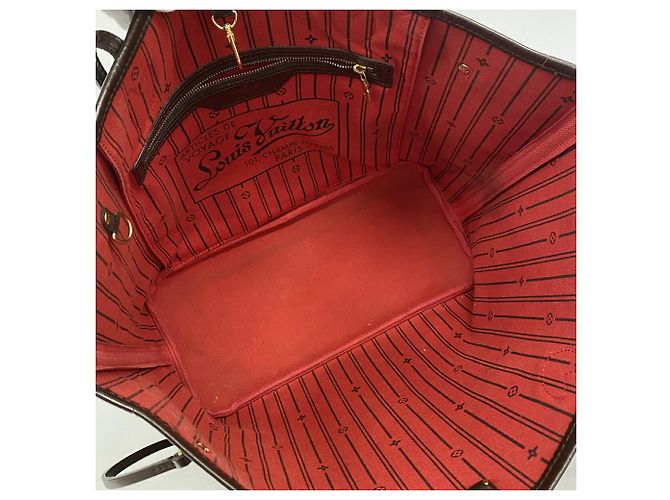 Borsa Tote Louis Vuitton Damier Neverfull MM N51105 Ebene Damier ebene - vista 4