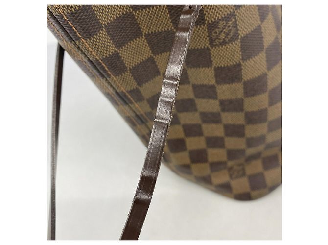 Borsa Tote Louis Vuitton Damier Neverfull MM N51105 Ebene Damier ebene - vista 9