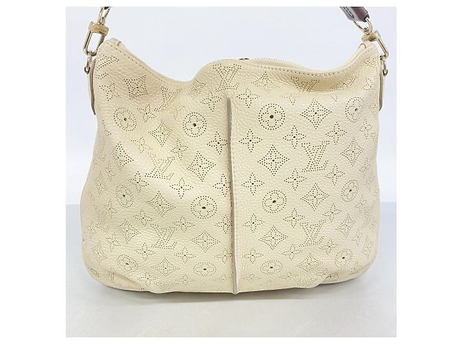 Borsa Louis Vuitton Mahina Selene PM Bianco - vista 11