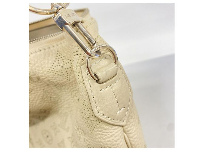 Borsa Louis Vuitton Mahina Selene PM Bianco - vista 6