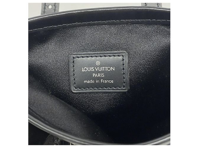 Borsa a mano Little Bucket in raso Monogram Louis Vuitton Nero - vista 5