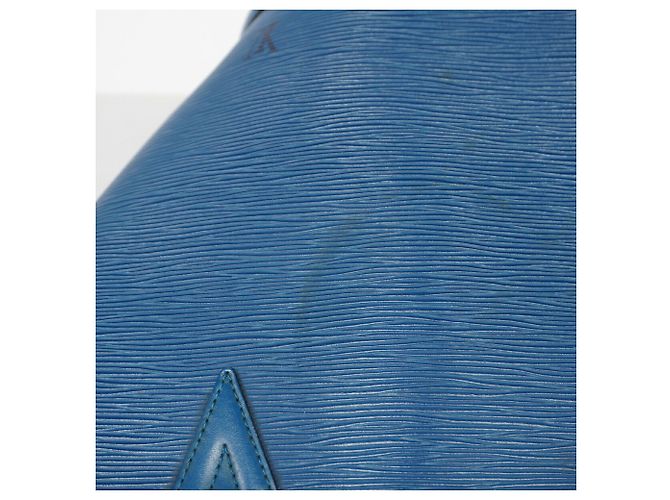 Borsa a tracolla Louis Vuitton Epi Saint Jacques Blu - vista 10