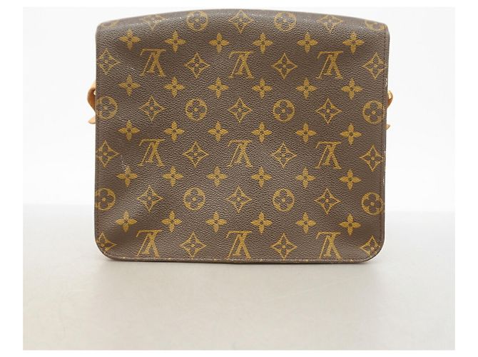 Borsa a tracolla Louis Vuitton Monogram Cartouchiere GM Marrone - vista 14