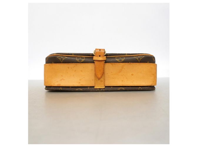 Borsa a tracolla Louis Vuitton Monogram Cartouchiere GM Marrone - vista 3