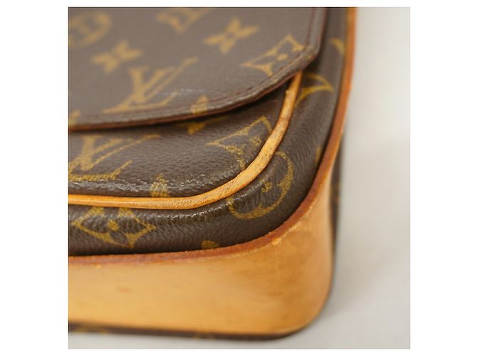 Borsa a tracolla Louis Vuitton Monogram Cartouchiere GM Marrone - vista 8