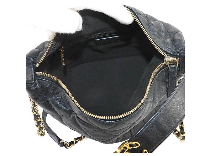 Borsa Hobo Chanel 19 Matelassé Nero - vista 5