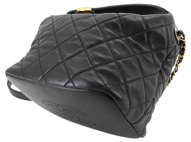 Borsa Hobo Chanel 19 Matelassé Nero - vista 8