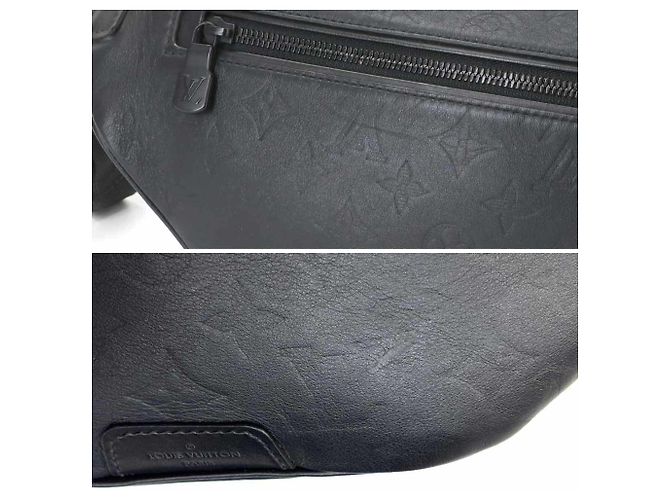 Bumbag Borsello da vita Louis Vuitton Monogram Shadow Discovery Nero - vista 8