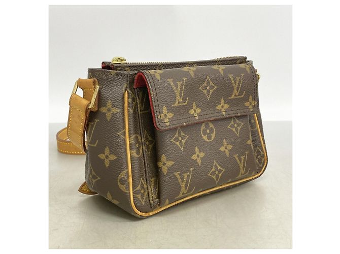 Borsa a tracolla Louis Vuitton Monogram Vivacite PM Marrone - vista 2