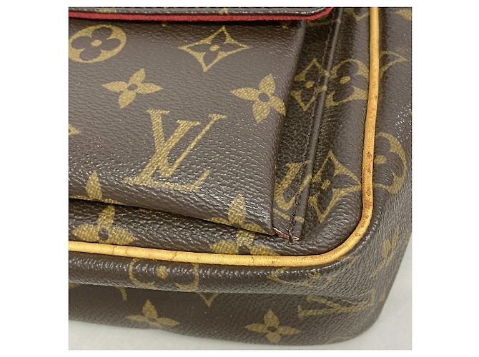 Borsa a tracolla Louis Vuitton Monogram Vivacite PM Marrone - vista 7