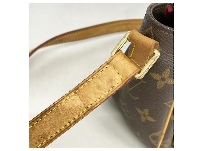 Borsa a tracolla Louis Vuitton Monogram Vivacite PM Marrone - vista 9