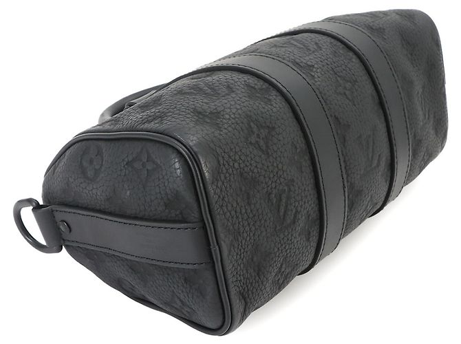Borsa a mano Louis Vuitton Keepall Bandoulière 25 Nero - vista 3