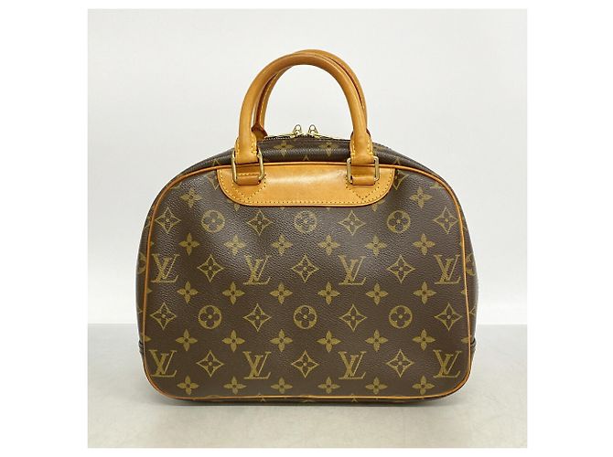 Borsa Louis Vuitton Monogram Trouville M42228 Marrone - vista 11