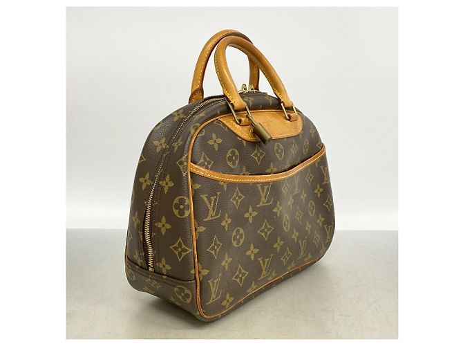 Borsa Louis Vuitton Monogram Trouville M42228 Marrone - vista 2
