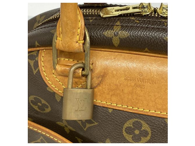 Borsa Louis Vuitton Monogram Trouville M42228 Marrone - vista 7