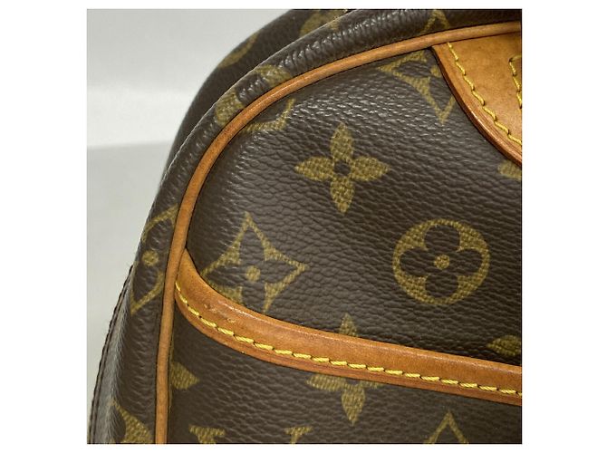 Borsa Louis Vuitton Monogram Trouville M42228 Marrone - vista 8