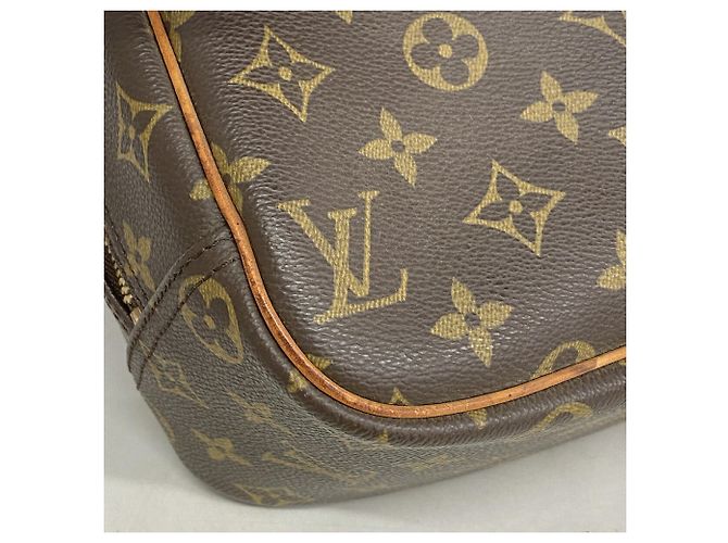 Borsa Louis Vuitton Monogram Trouville M42228 Marrone - vista 9
