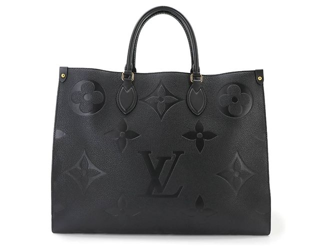 Borsa Tote Louis Vuitton Onthego GM Monogram Empreinte Nero - vista 2
