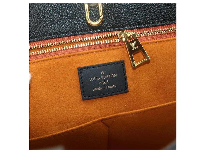 Borsa Tote Louis Vuitton Onthego GM Monogram Empreinte Nero - vista 7