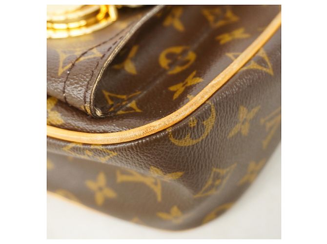 Borsa a tracolla Louis Vuitton Monogram Hudson GM Marrone - vista 6