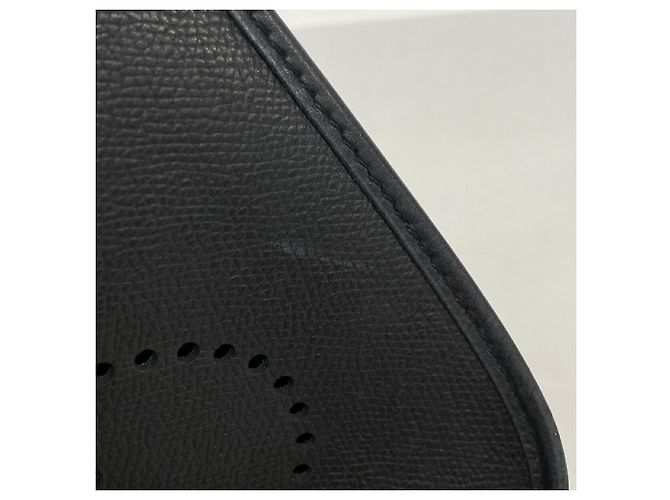 Hermès Borsa a tracolla Hermes Evelyne TPM Nero - vista 10
