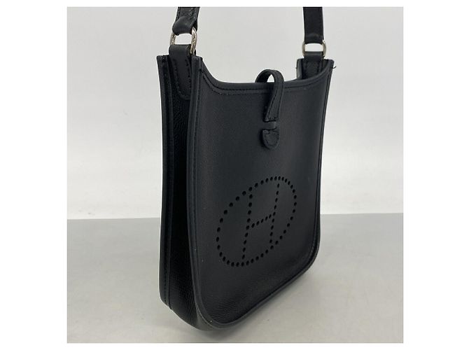 Hermès Borsa a tracolla Hermes Evelyne TPM Nero - vista 2
