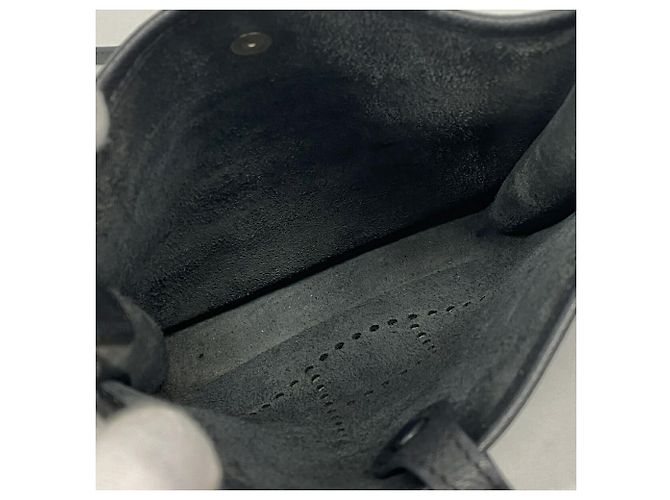 Hermès Borsa a tracolla Hermes Evelyne TPM Nero - vista 4