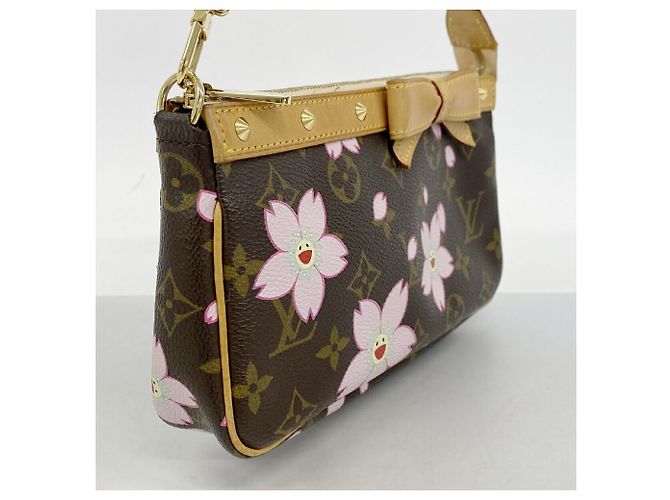 Louis Vuitton Monogram Cherry Blossom Pochette Accessoires Marrone - vista 2
