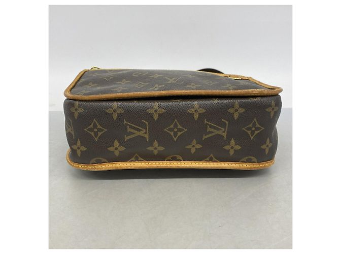 Sac à épaule Louis Vuitton Monogram Bosphore PM Marron - vue 3