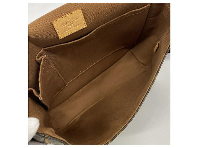Sac à épaule Louis Vuitton Monogram Bosphore PM Marron - vue 4