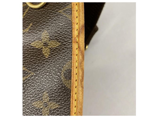 Sac à épaule Louis Vuitton Monogram Bosphore PM Marron - vue 9