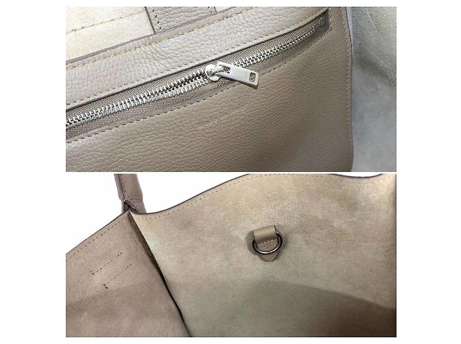 Céline Celine Big Bag Small Borsa a mano 2-Way Beige - vista 7